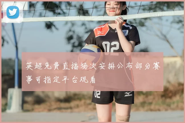 英超免费直播场次安排公布部分赛事可指定平台观看